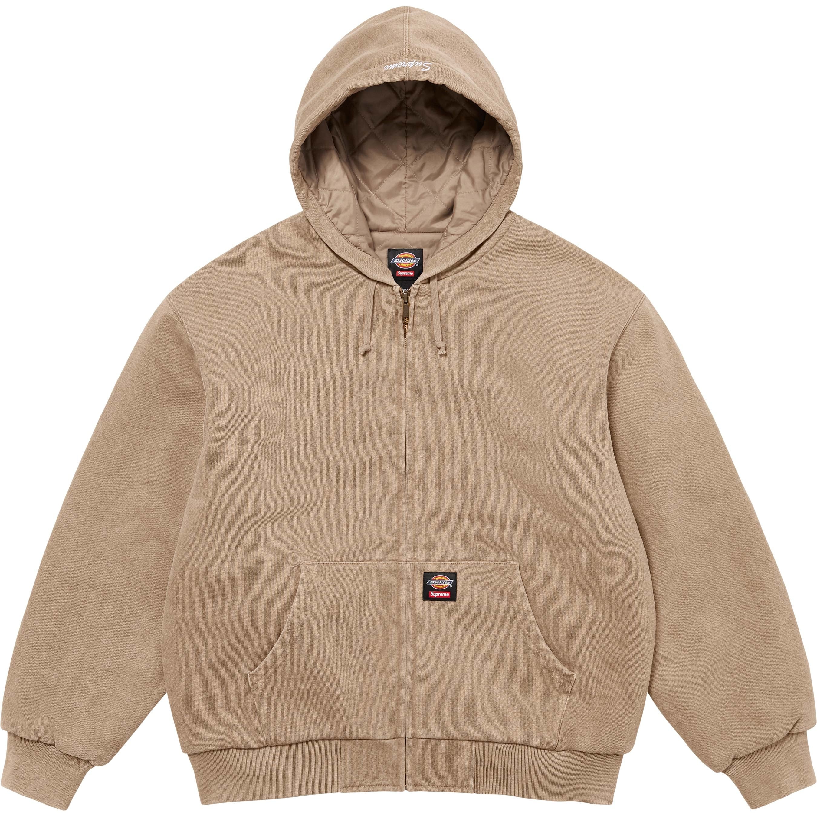 Supreme®/Dickies® Quilted Lined Zip Up Hooded Sweatshirt view 13
